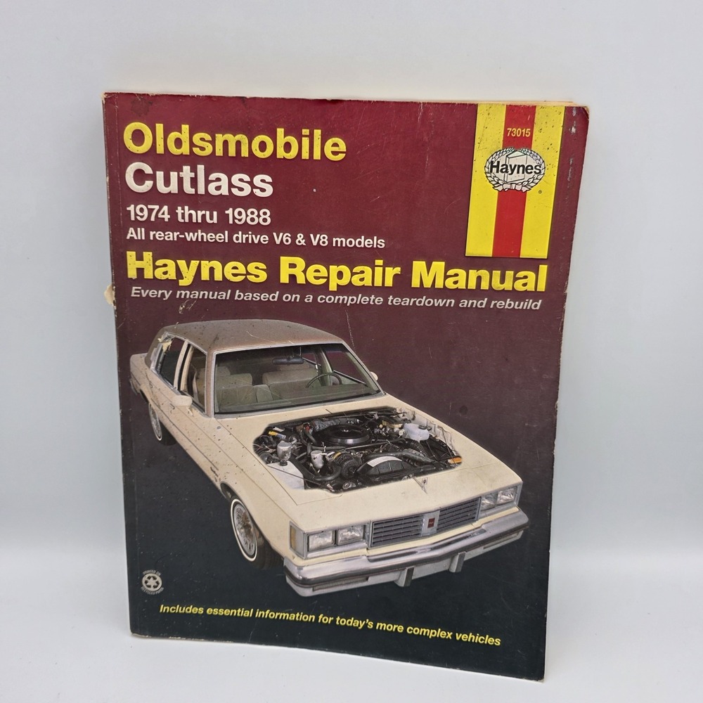 Haynes 73015 Oldsmobile Cutlass 1974 to 1988 Service Repair Manual